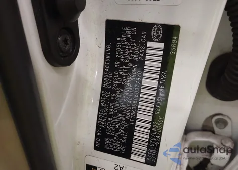 2011 Toyota Avalon Limited из США, поврежденный, VIN 4T1BK3DB0BU377970